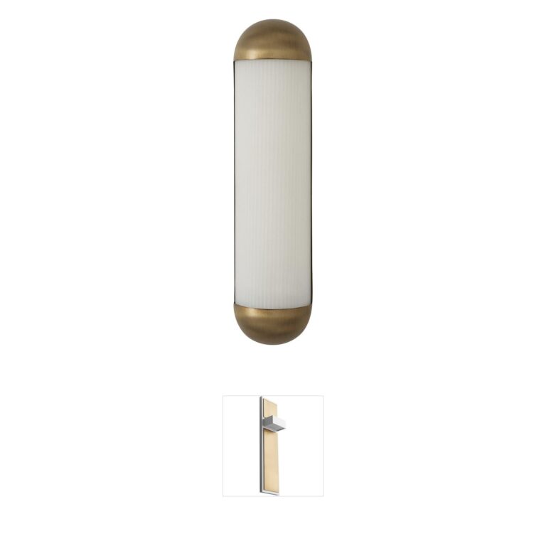 Renwil Amici Milk White 2-Light Wall Sconce