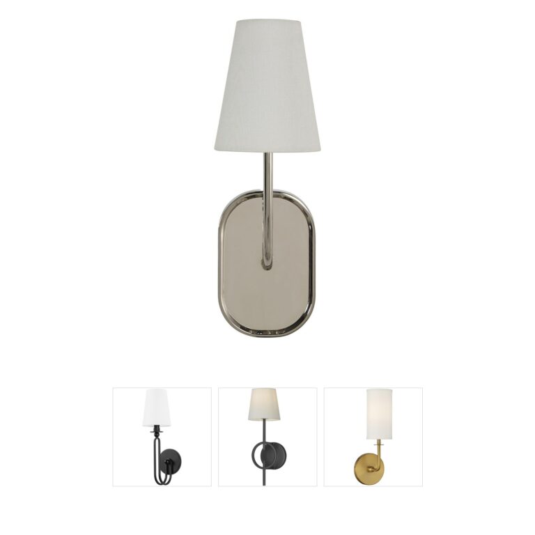 Renwil Annona Polished Nickel Wall Sconce