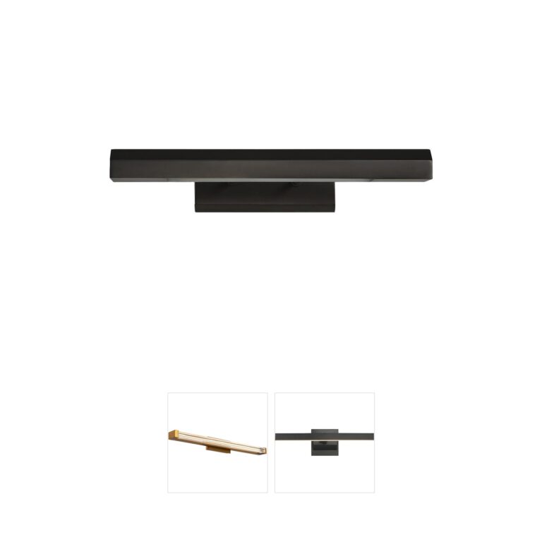 Renwil Nea Plated Dark Bronze Swivel Wall Sconce