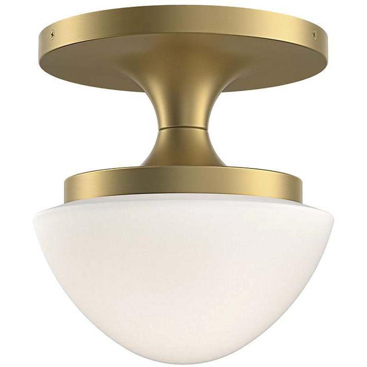 Hinkley Knox Lacquered Brass Semi-Flush Mount | Modern Style
