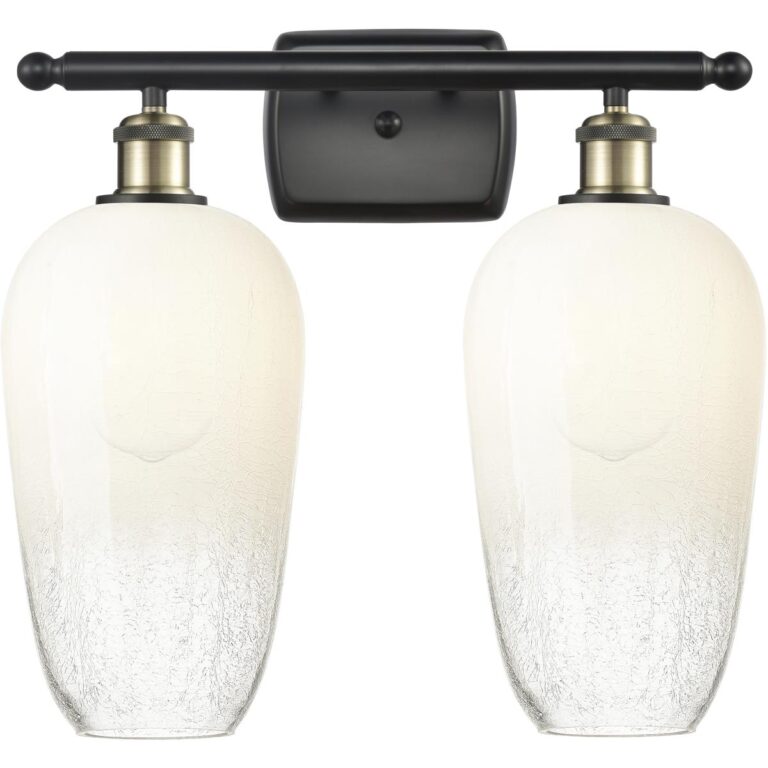 Innovations Lighting Ballston Brookhaven Flute Vanity Light | Antique Brass