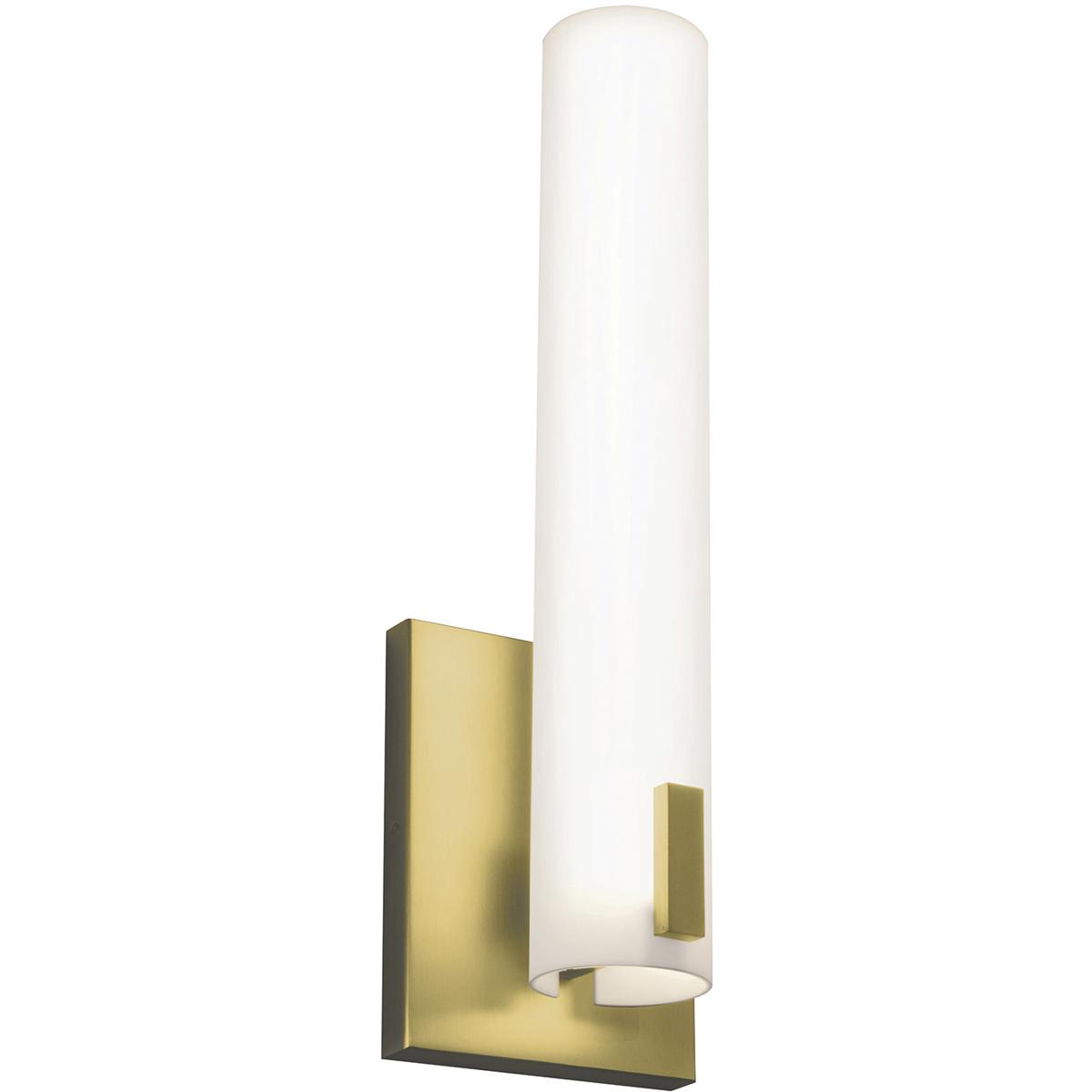 AFX Bowen 14" LED Wall Sconce in Light Antique Brass