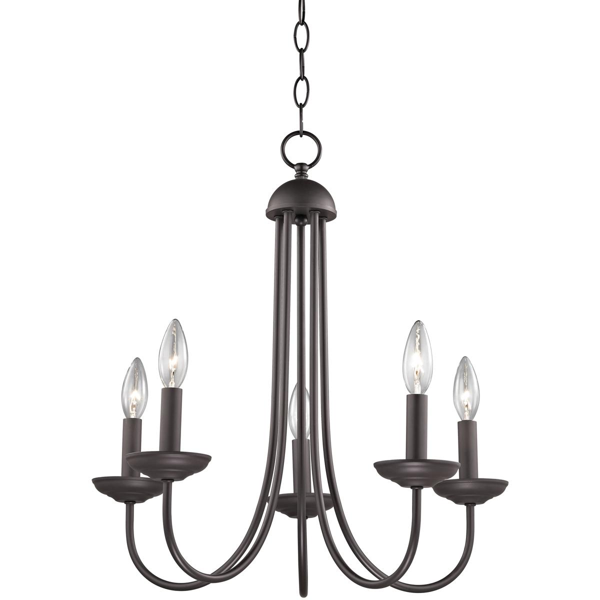 Atlas Lighting & Home Montgomery 5-Light Bronze Chandelier