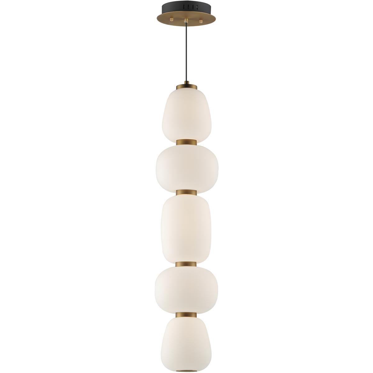 ET2 Soji Black & Gold LED Pendant | Modern Contemporary Lighting