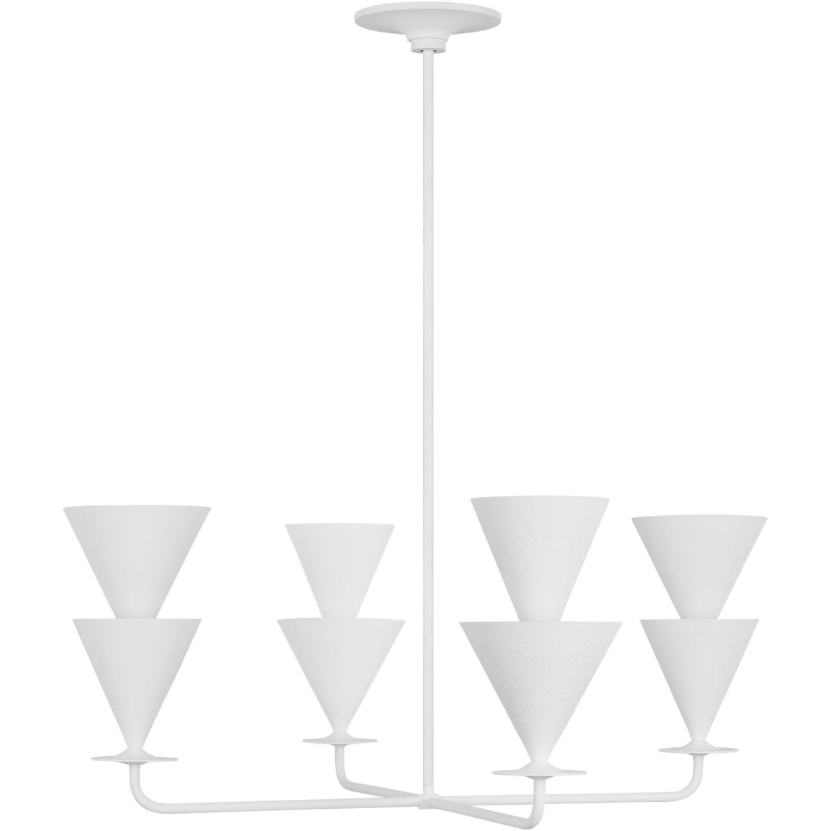 Visual Comfort Studio Cornet Cast Plaster Chandelier