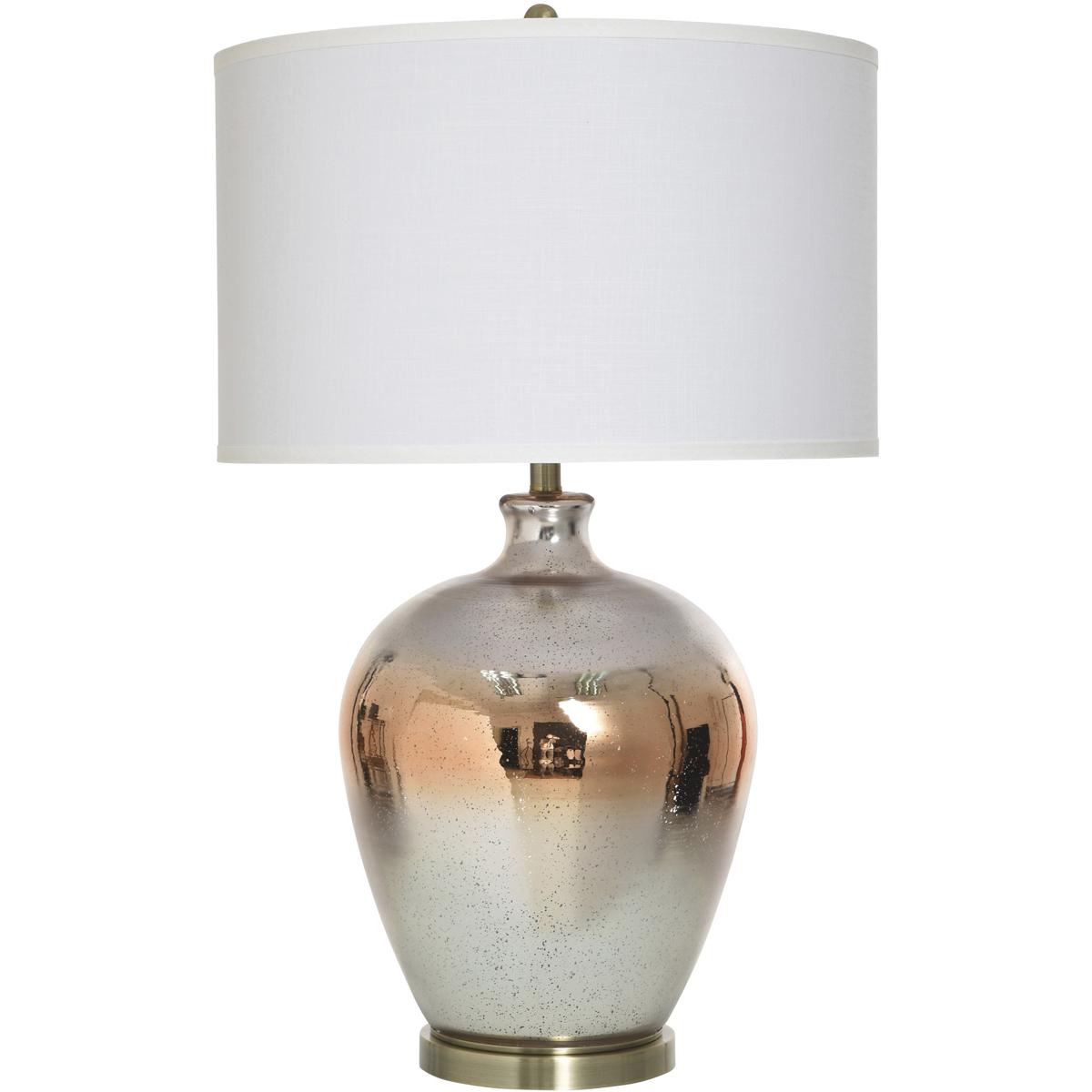 StyleCraft Cameron Ombre Mercury Glass Table Lamp