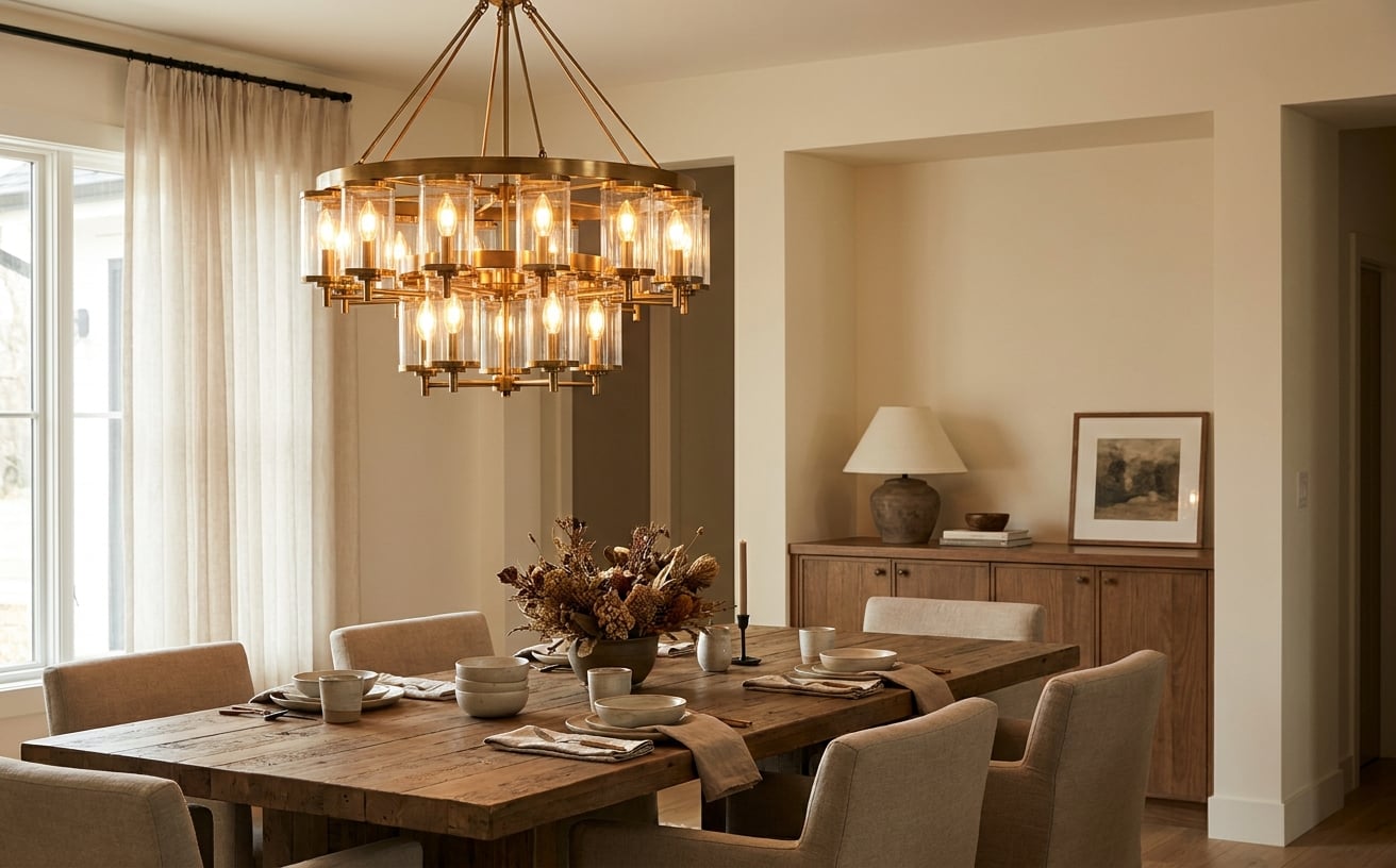 chandelier height guide