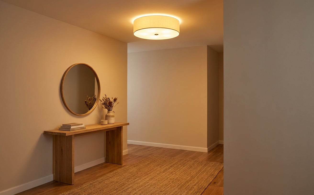 flush mount size