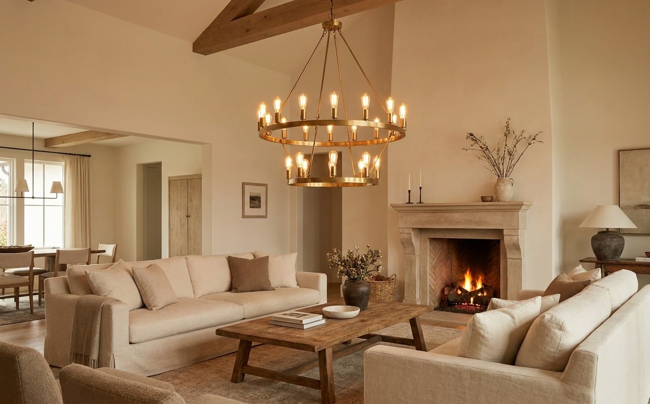 how to hang a chandelier