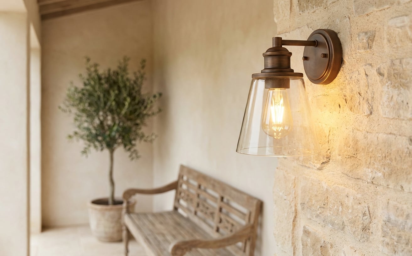 install outdoor wall sconces