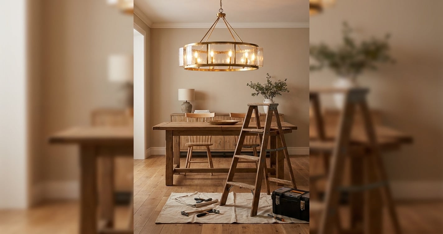 install a new chandelier