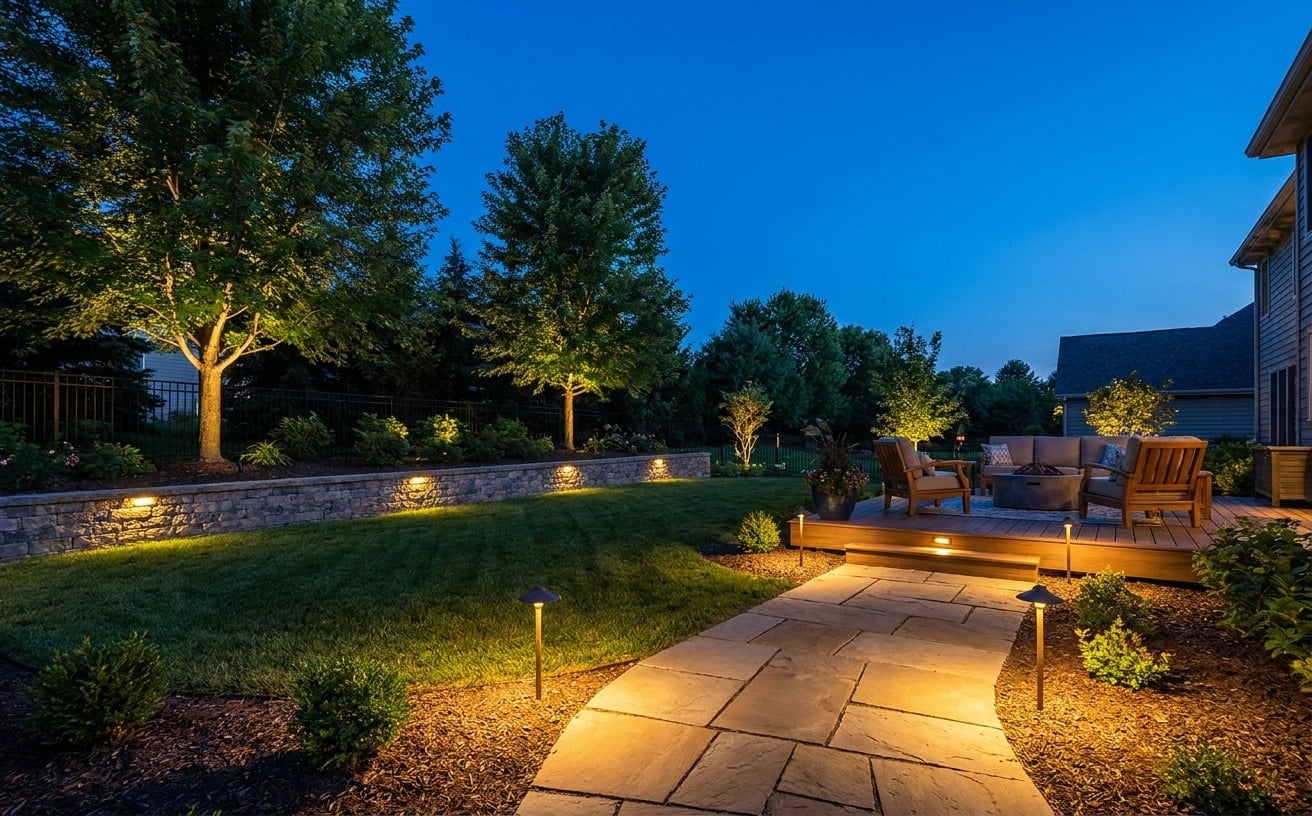 landscape lighting plan