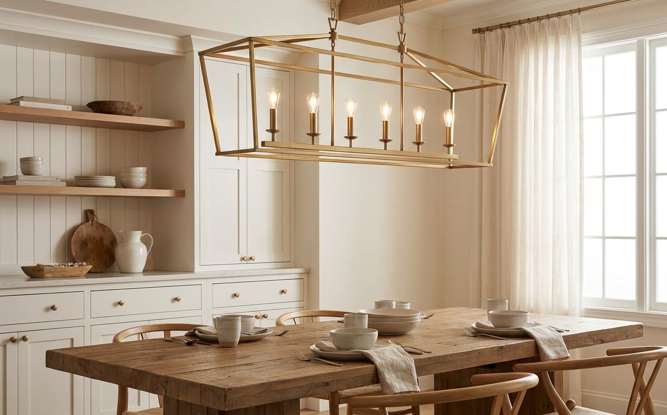 lighting fixture height