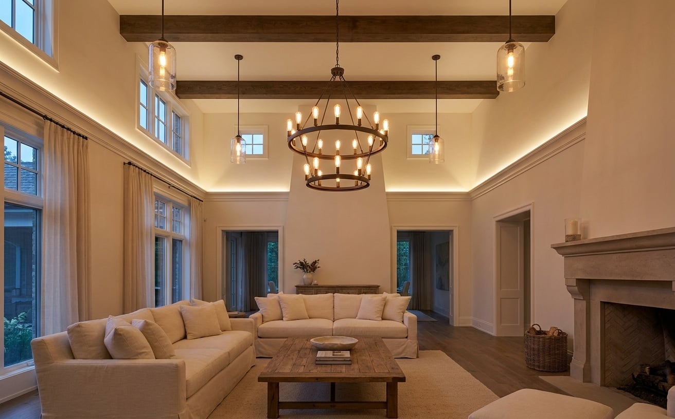 lighting high ceilings