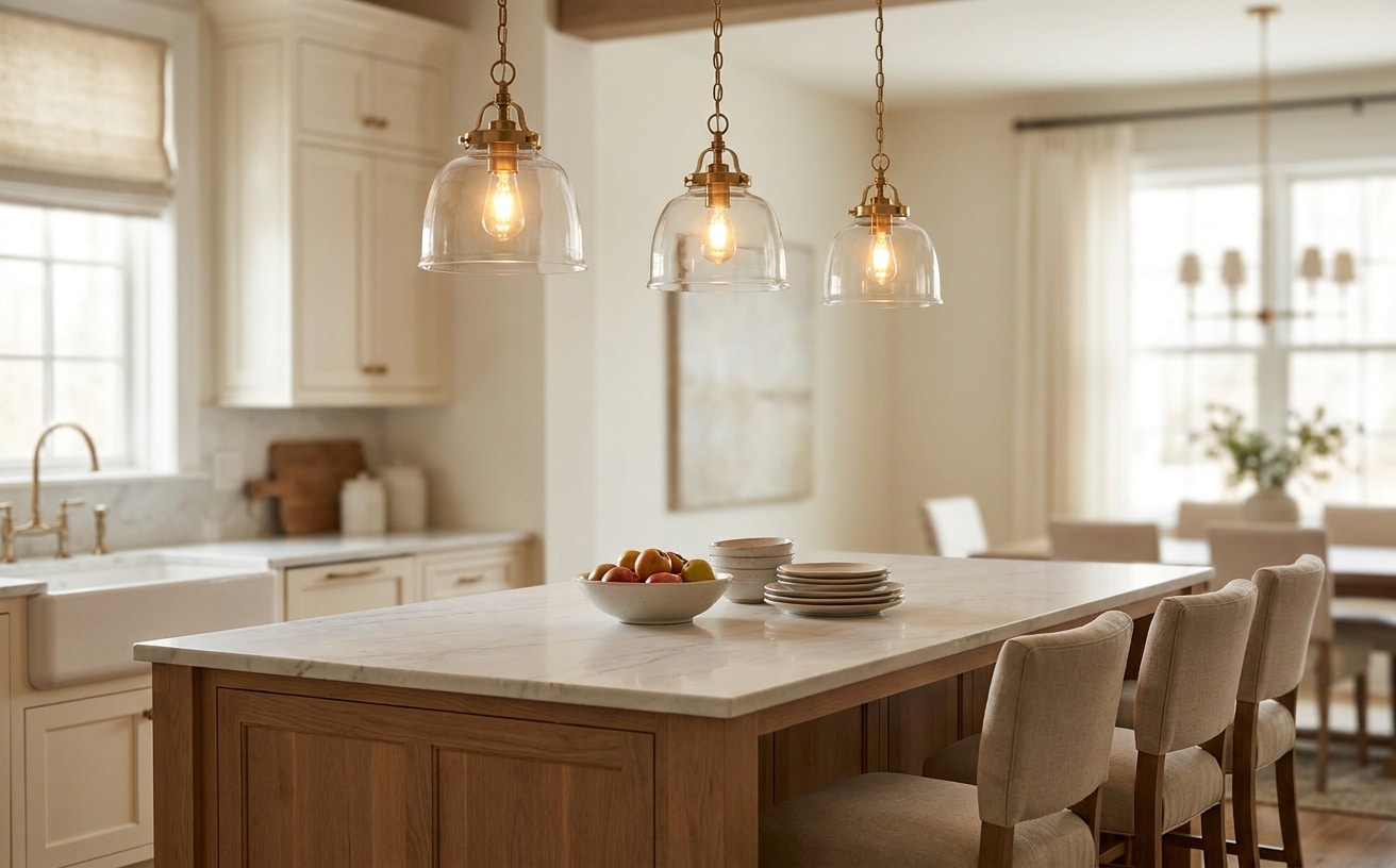 pendant lighting placement