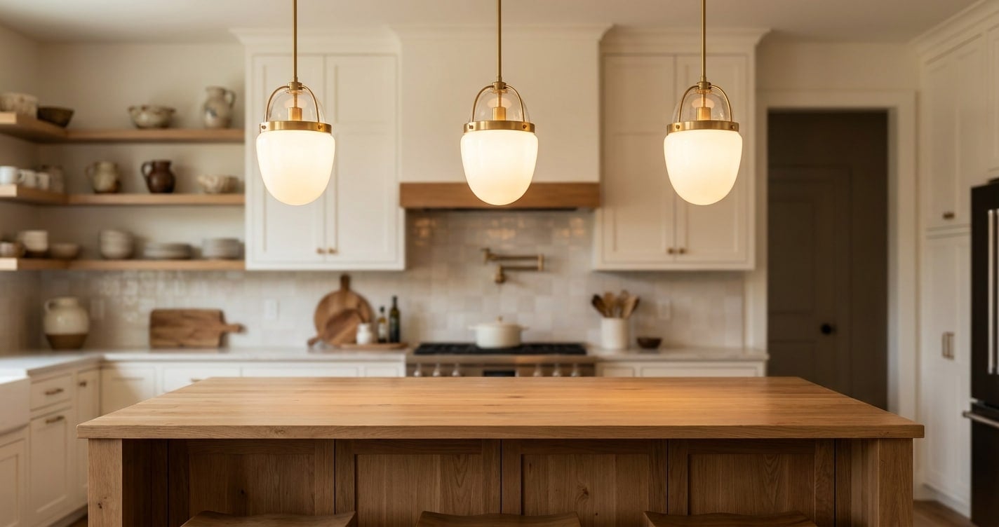 pendant lighting placement