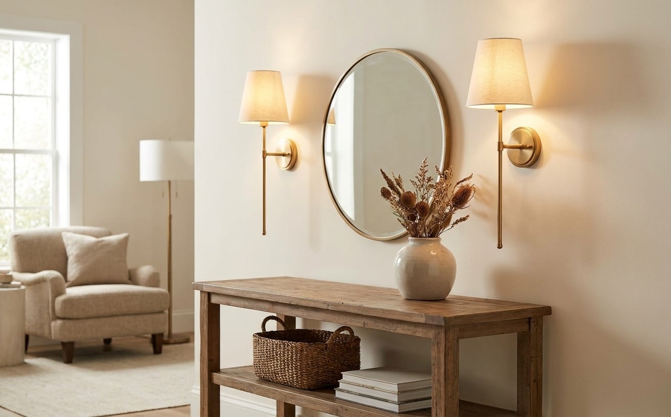 wall sconce height